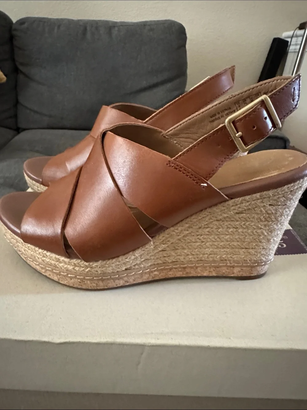 Clarks smooth leather